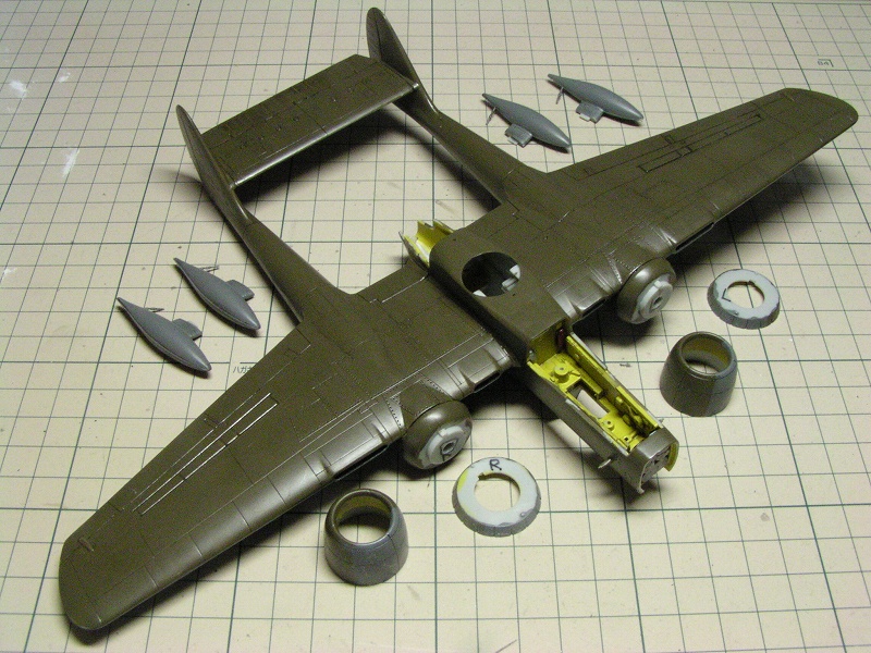 DRAGON(ハセガワ) ノースロップ P-61A ブラックウィドウ
