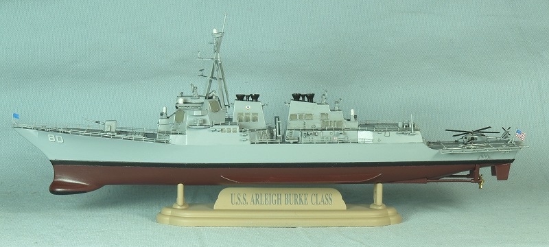 真鍮製ベルトバックル　アメリカ海軍ミサイル駆逐艦　USS Mustin